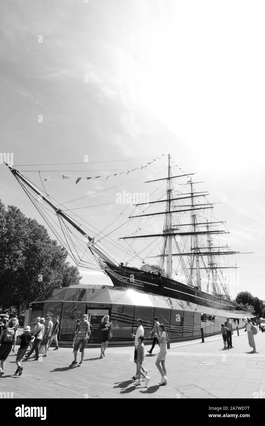 Cutty Sark in Greenwich in London Stock Photo - Alamy