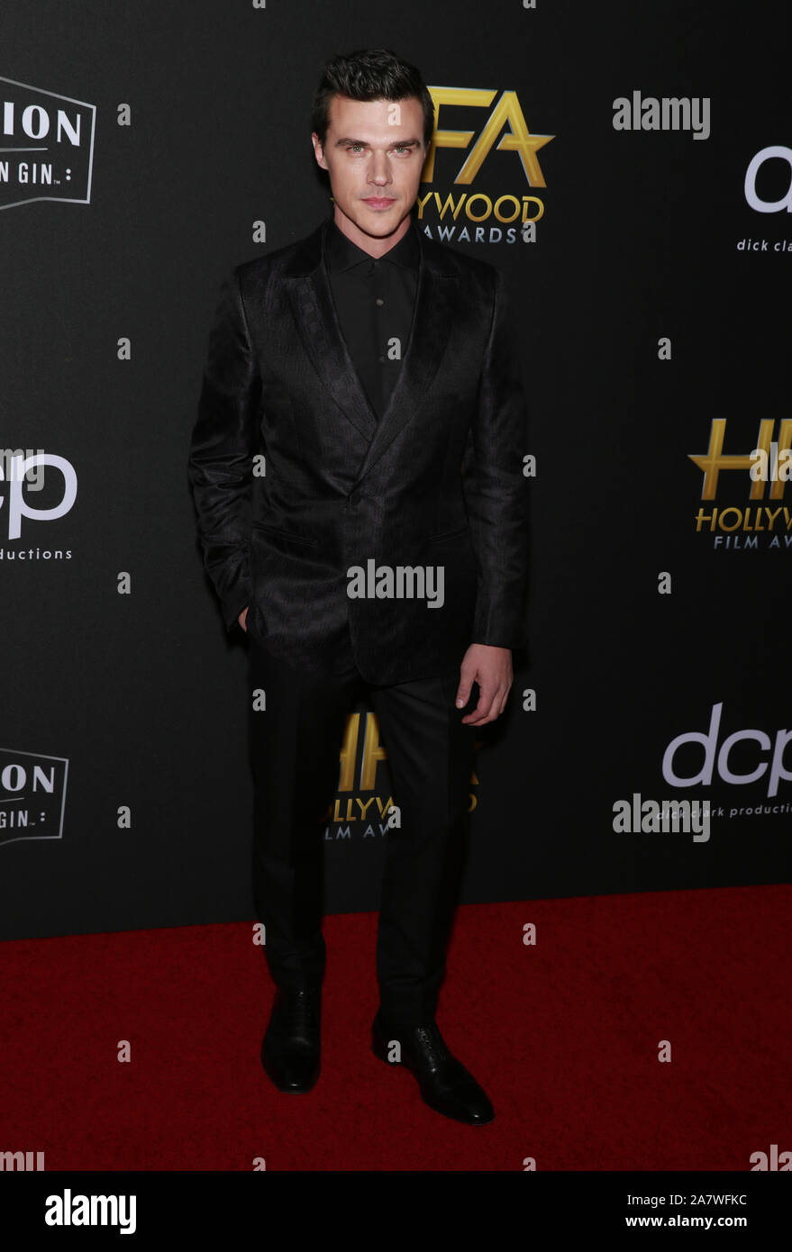 Beverly Hills, California - Nov 03, 2019: Finn Wittrock attends the 23rd Annual Hollywood Film Awards at The Beverly Hilton Hotel Stock Photo