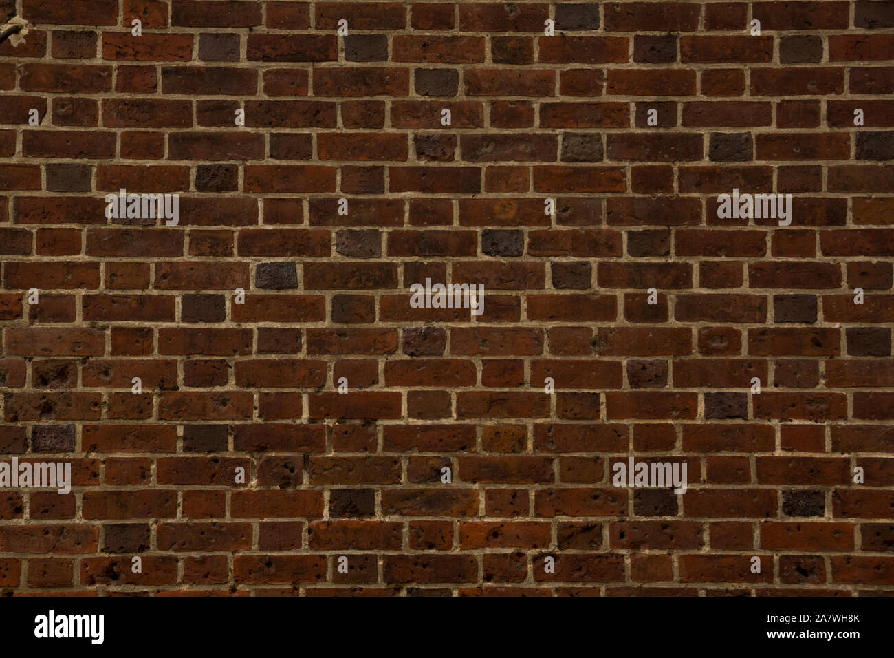 close up of an old wall made from bricks Stock Photo