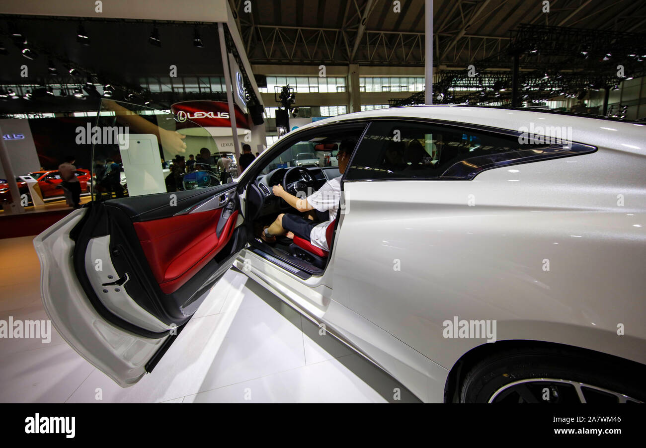 Latest cars are displayed at the 22nd Harbin International Automotive