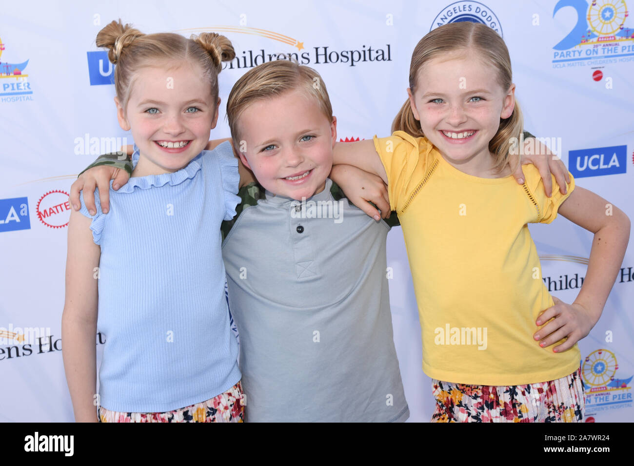 November 3 2019 Santa Monica California USA Mia Allan Justin 