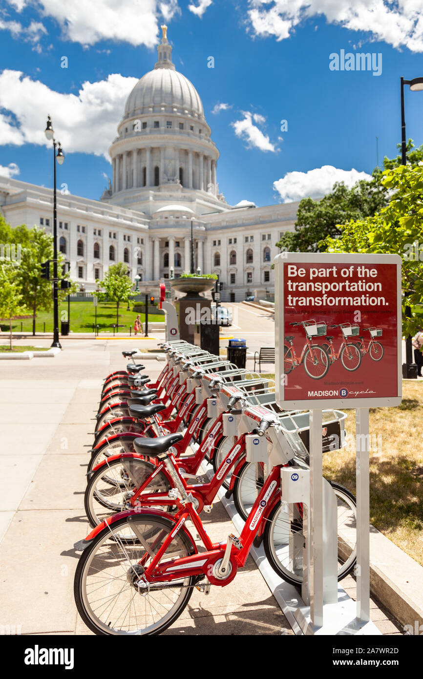 Madison bcycle hires stock photography and images Alamy