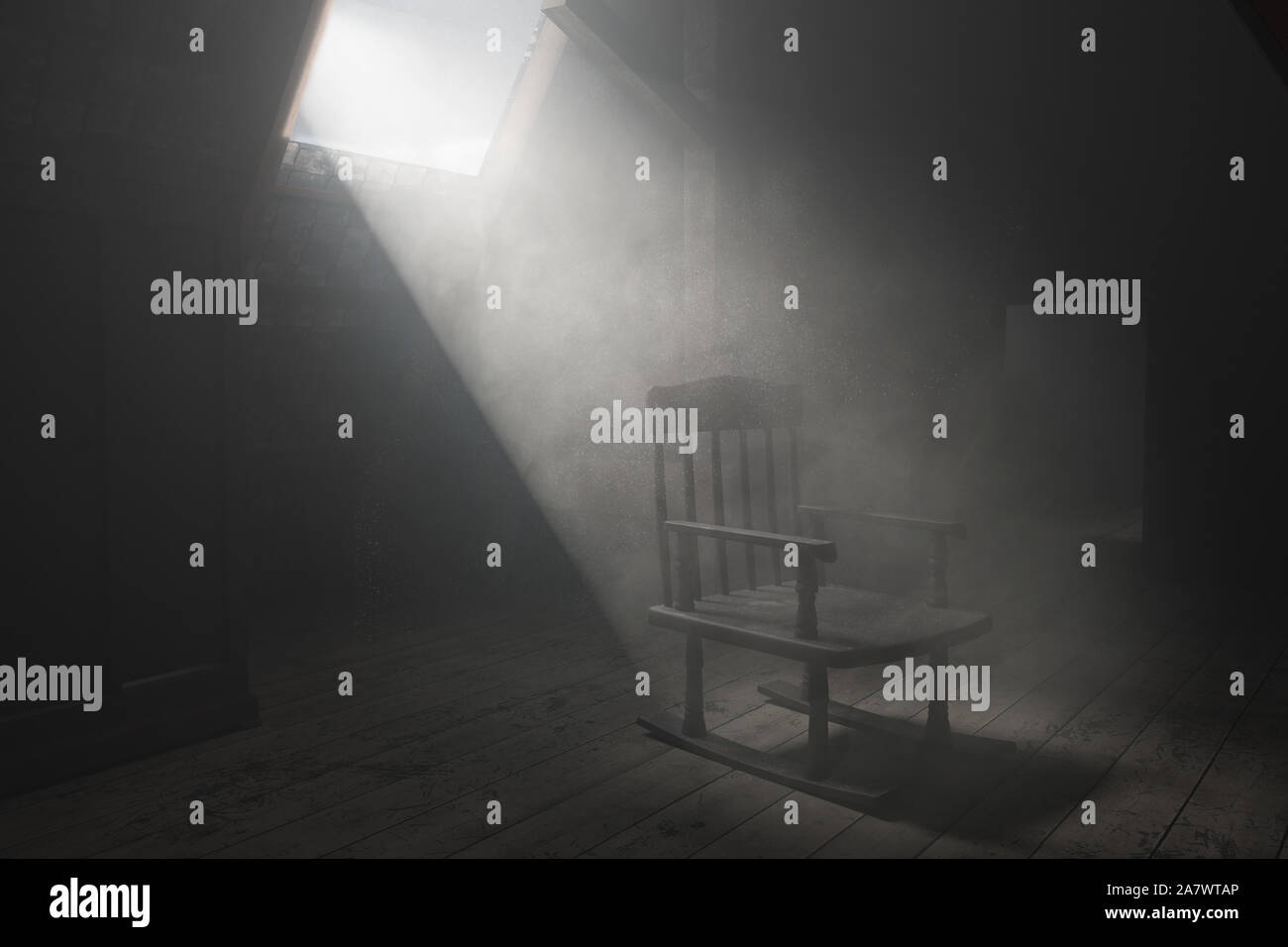 Old rocking chair hi-res stock photography and images - Alamy