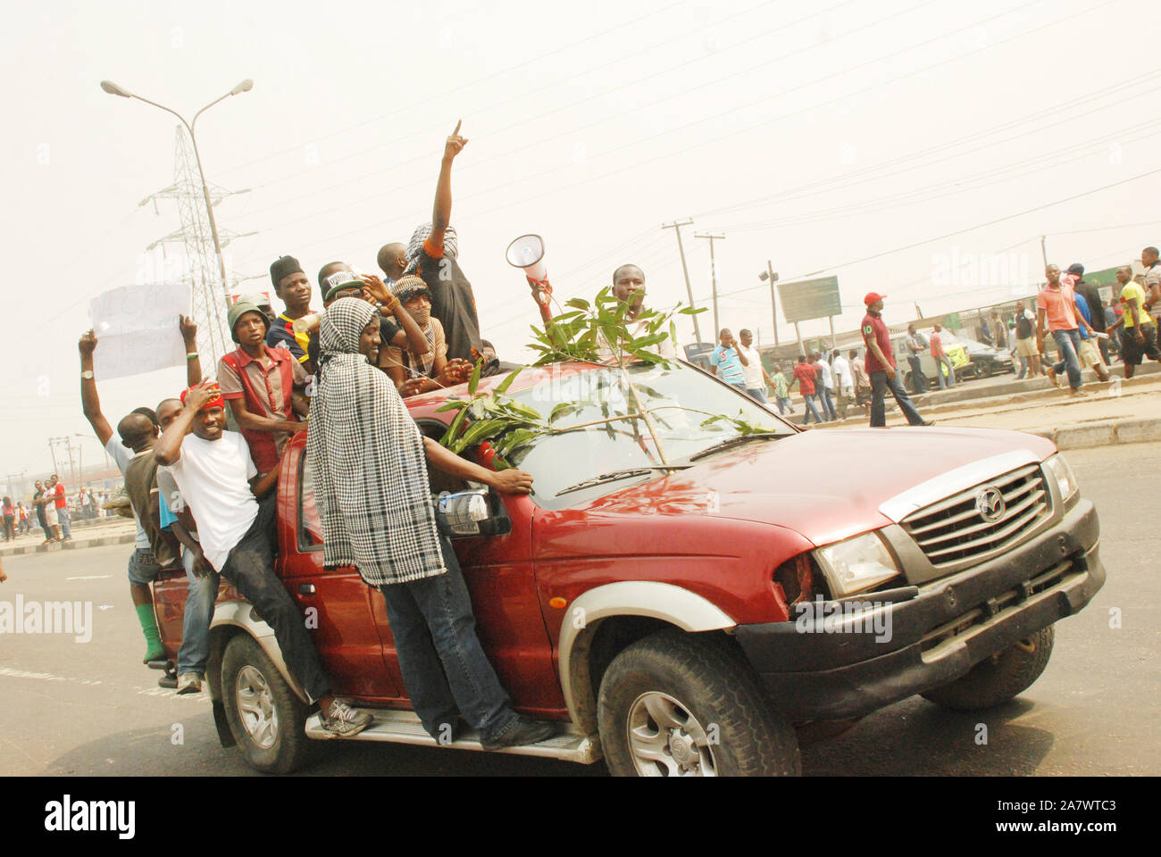 Fuel price protest hi-res stock photography and images - Alamy