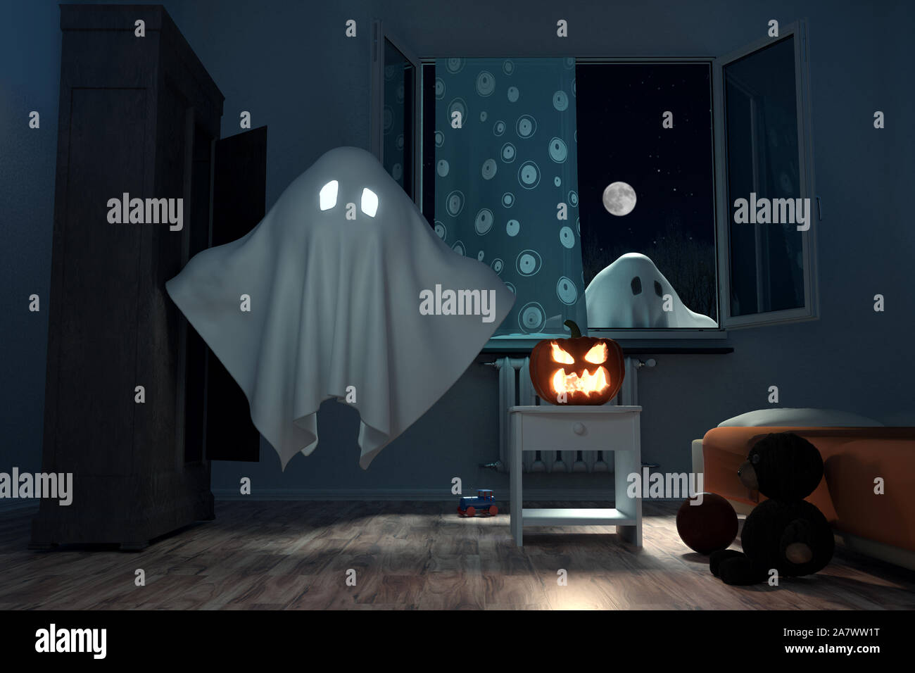 Ghost children hi-res stock photography and images - Alamy