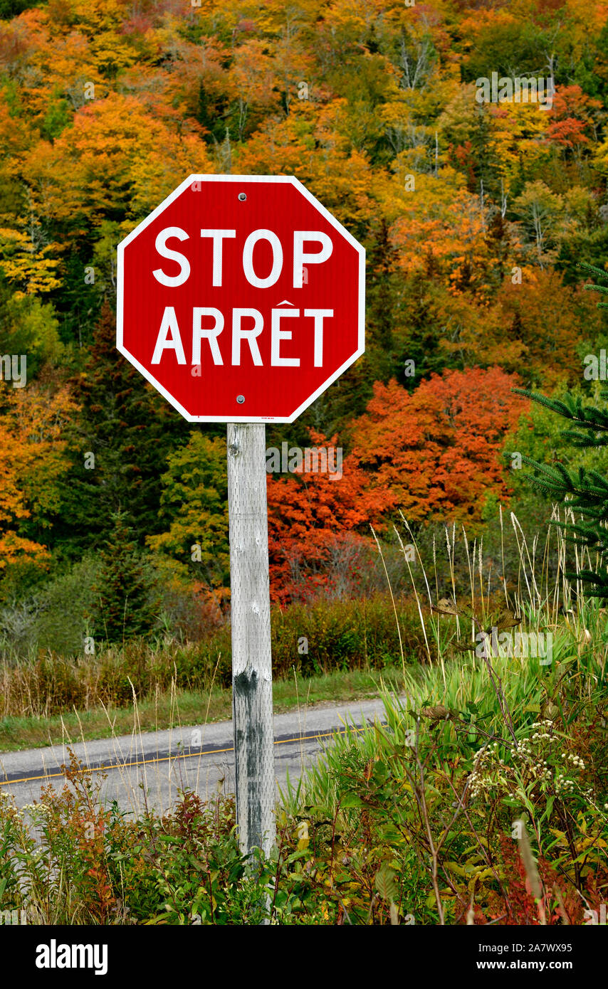 French canadian sign hires stock photography and images Alamy