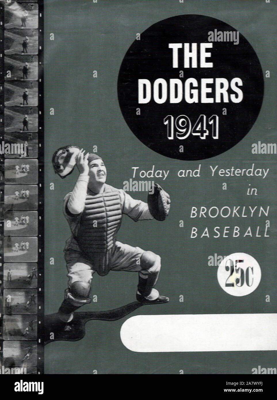 1941 National Champion Brooklyn Dodgers at Ebbets Field, 1941