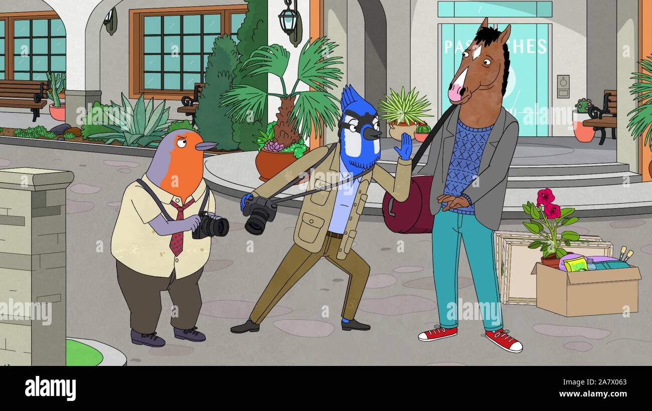 BOJACK HORSEMAN, from let Paparazzi Birds (Robin, voice by Dave Segal