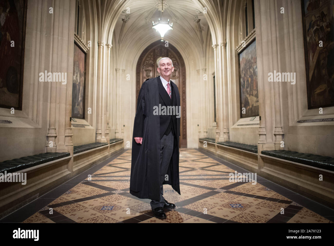Sir Lindsay Hoyle in the House of Commons after becoming the new ...