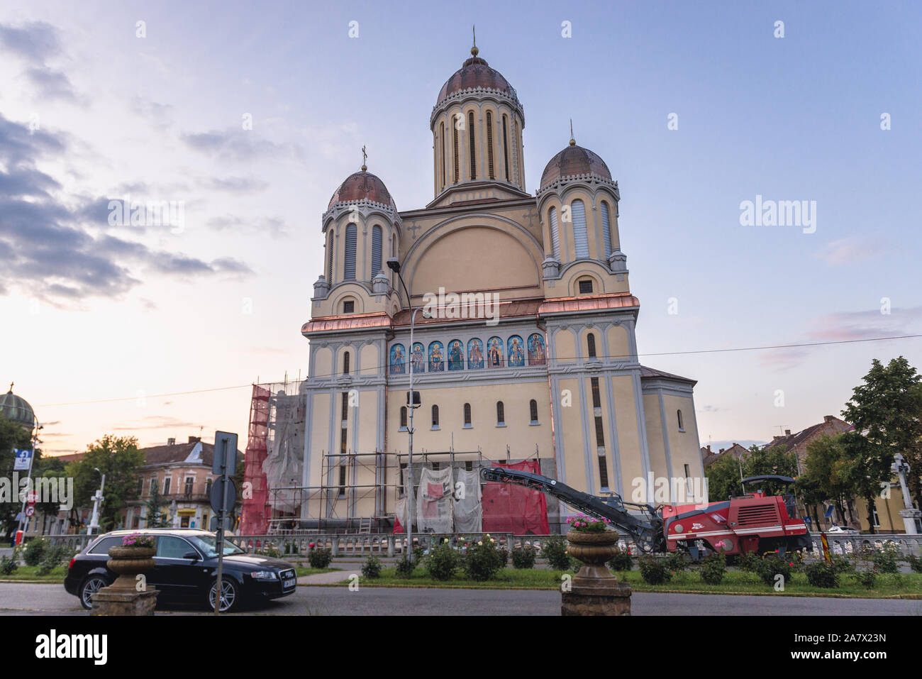 Assumption Church of Our Lady in Satu Mare, the capital of Satu Mare
