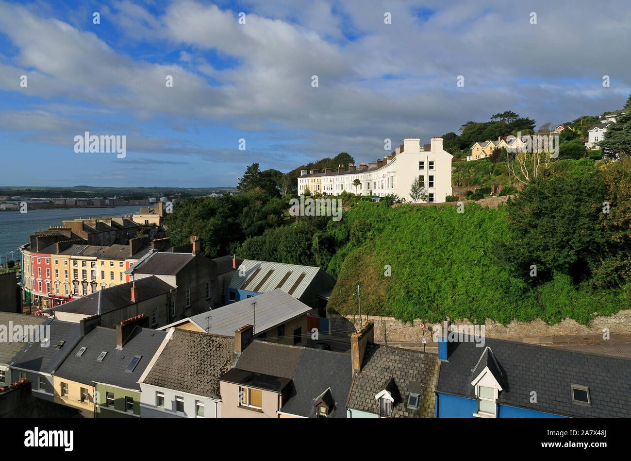 Houses in Cobh, County Cork, Ireland Stock Photo Alamy