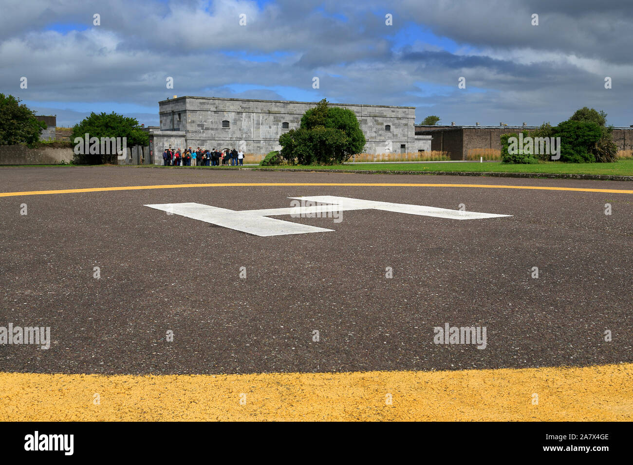 Helicopter pad, Spike Island Prison & Museum,Cobh, County Cork, Ireland