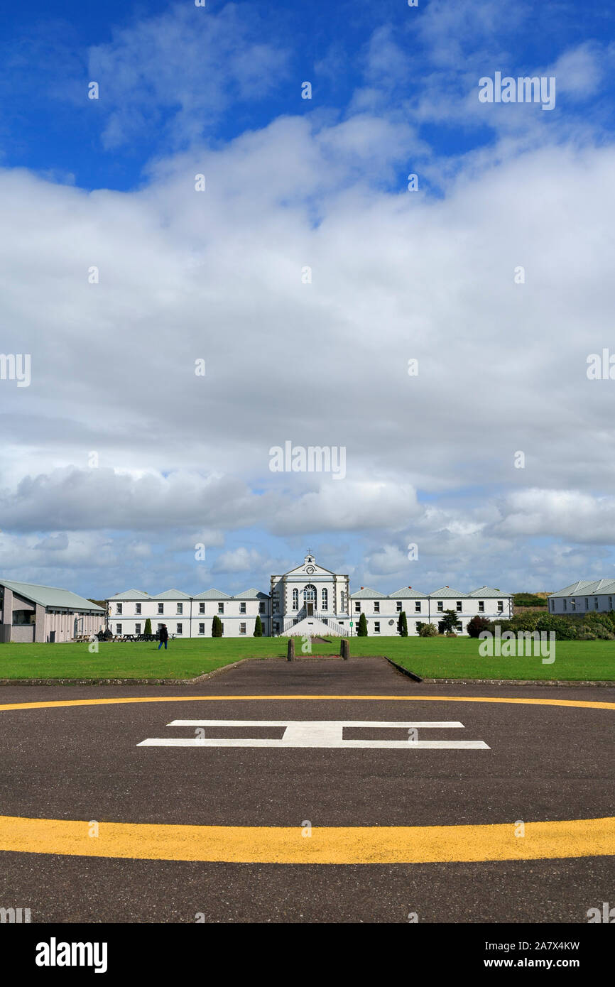 Helicopter pad, Spike Island Prison & Museum,Cobh, County Cork, Ireland