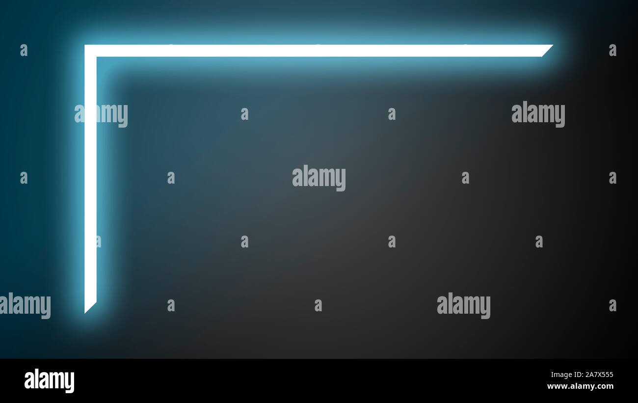 Glowing blue neon lines as background for advert Stock Photo - Alamy