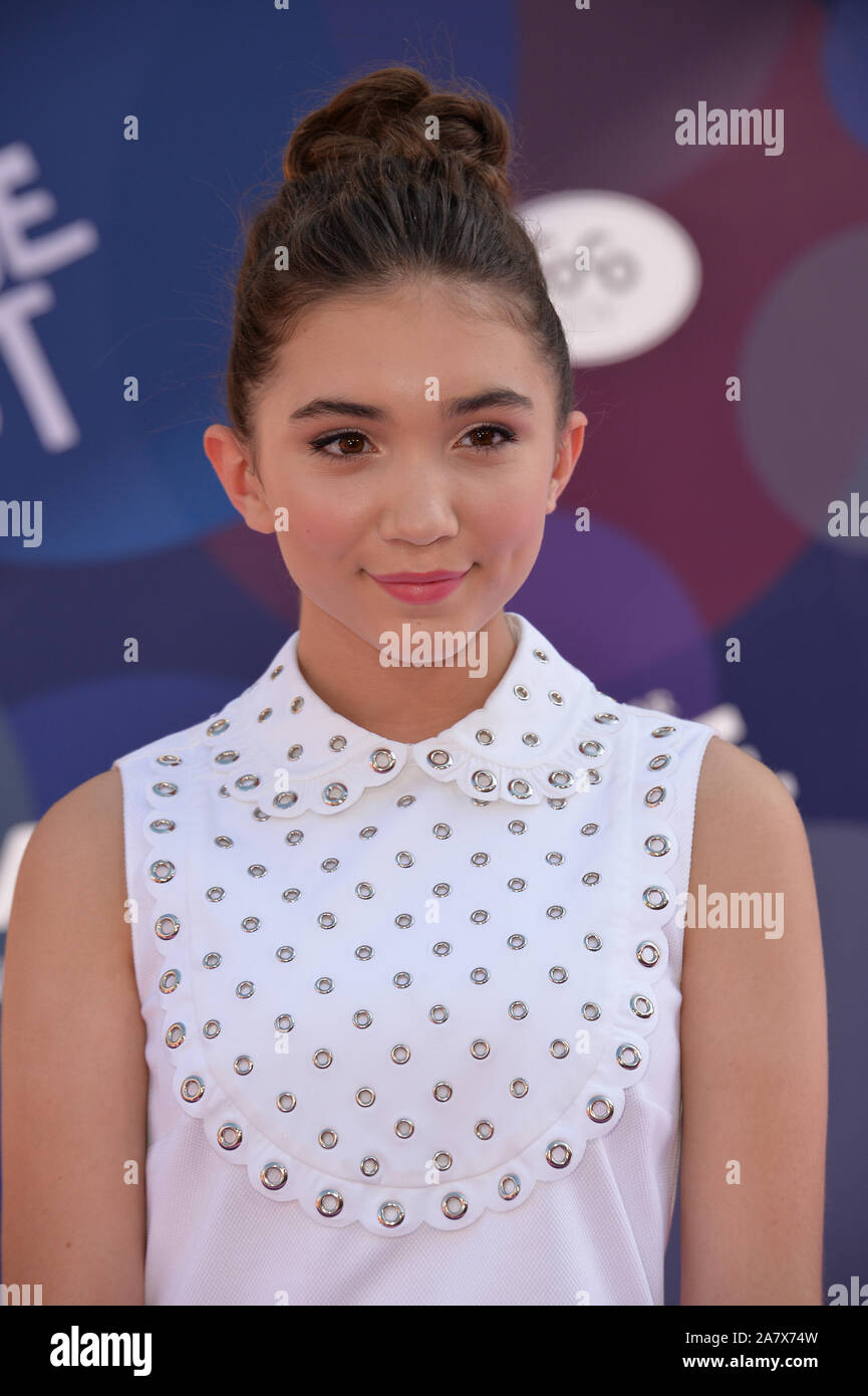LOS ANGELES, CA - JUNE 9, 2015: Rowan Blanchard at the Los Angeles