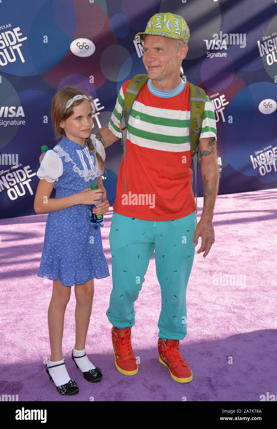 LOS ANGELES, CA JUNE 9, 2015 Red Hot Chili Peppers star Flea