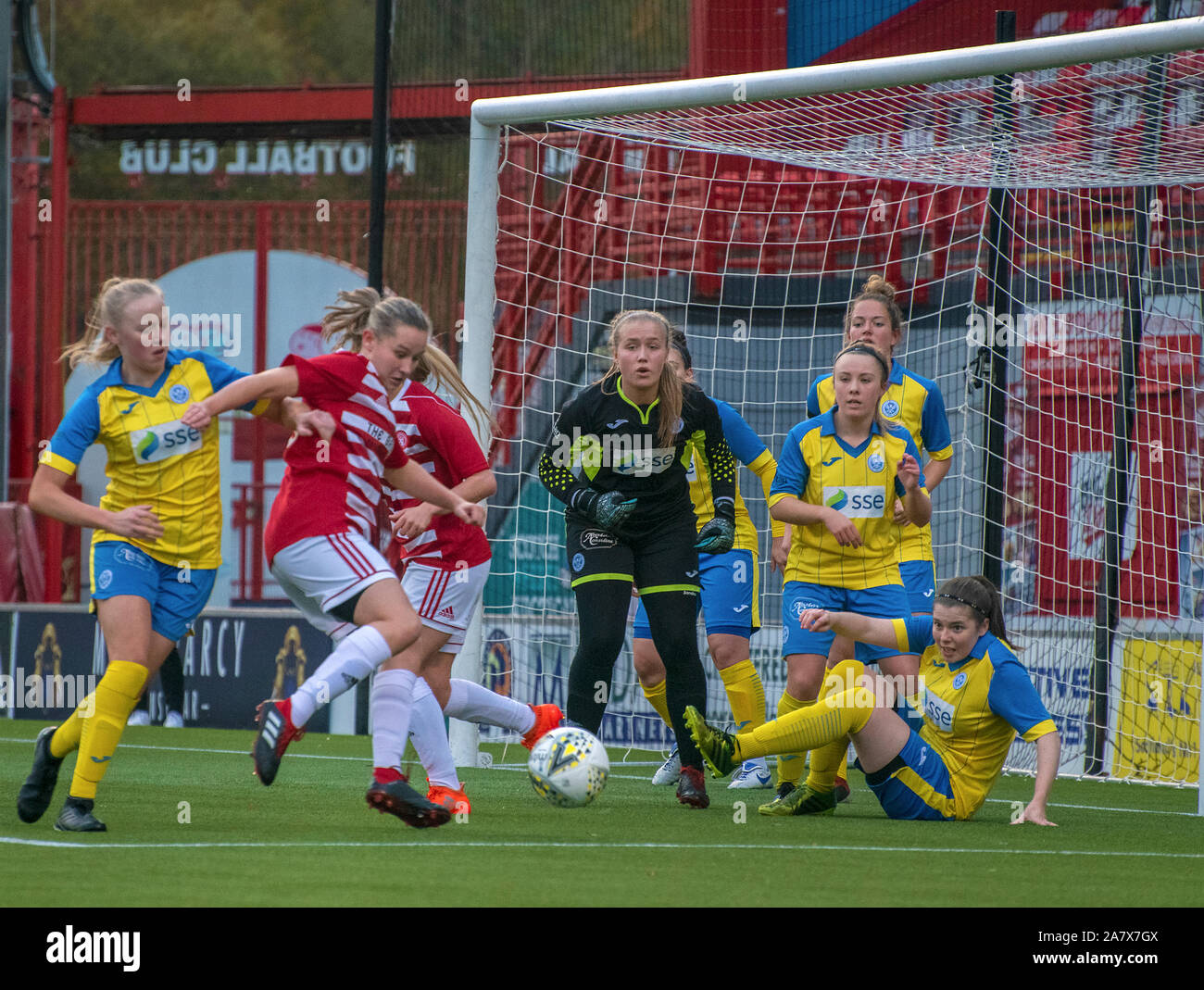 South Lanarkshire, Scotland, UK. 3rd November 2019 Hamilton Academical