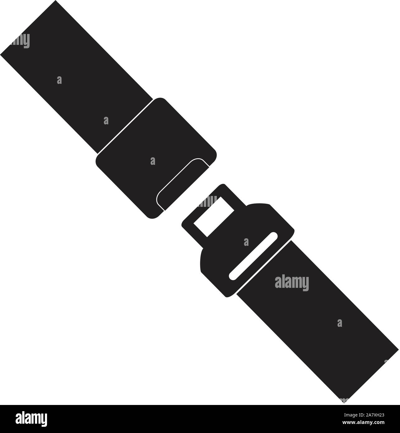 Safety belt icon isolated on white background. Safety belt sign.Trendy ...