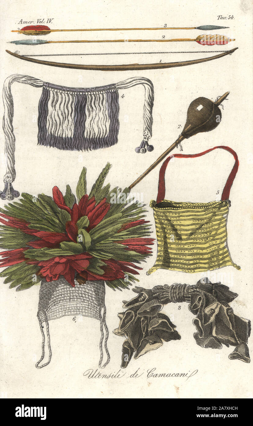 Tools and weapons of the Camacan people of Bahia, Brazil. Bow 1 