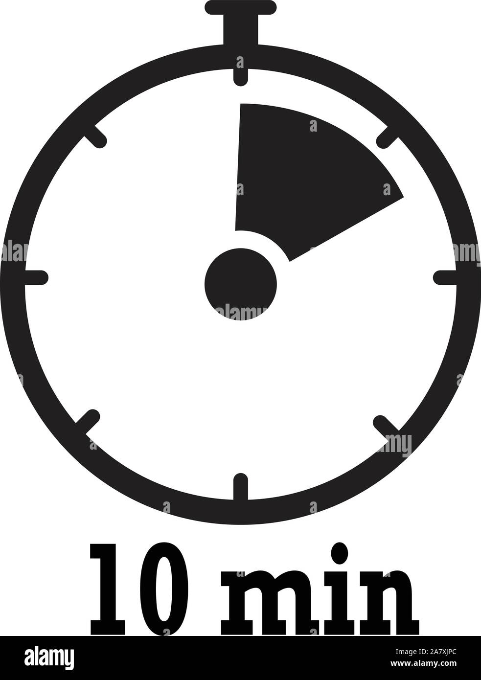 https://c8.alamy.com/comp/2A7XJPC/timer-icon-10-minutes-stopwatch-symbol-flat-icon-on-white-background-2A7XJPC.jpg