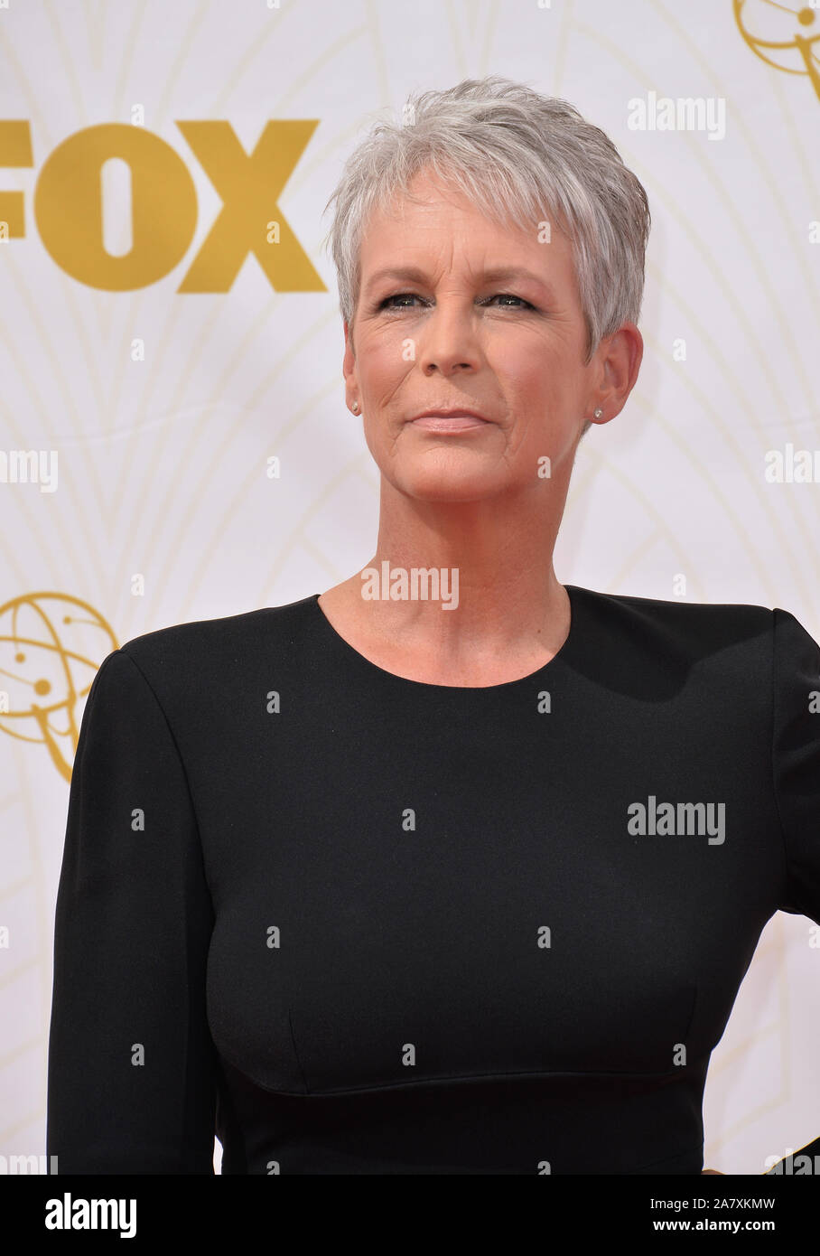 LOS ANGELES, CA - SEPTEMBER 20, 2015: Jamie Lee Curtis at the 67th