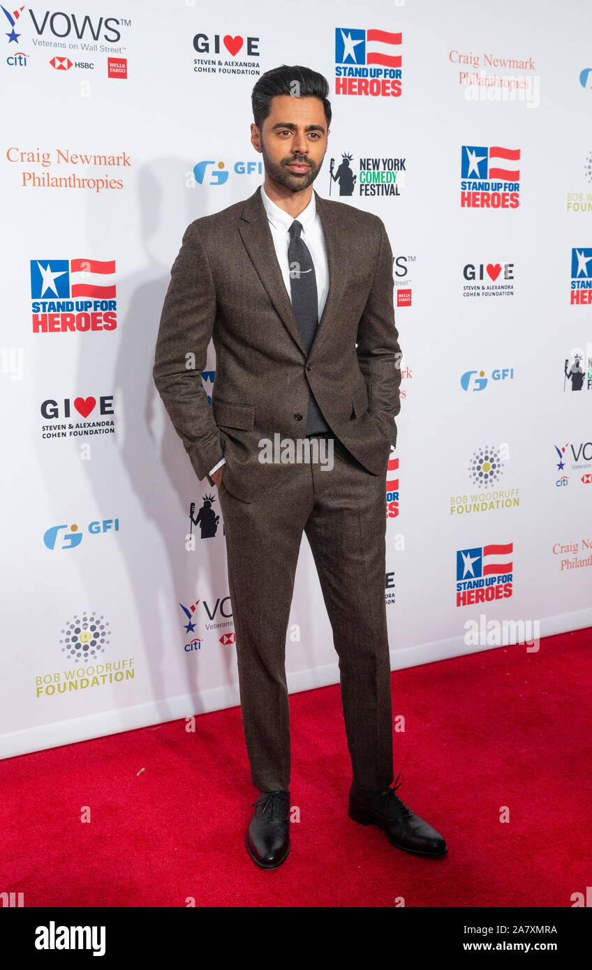New York, NY November 4, 2019 Hasan Minhaj attends 13th annual Stand