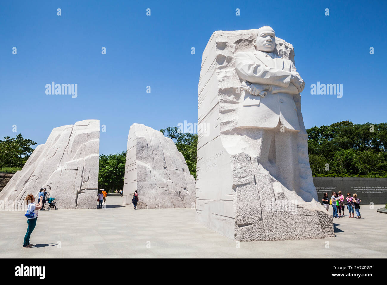 The Martin Luther King Jr memorial in Washington, DC, USA. Stock Photo