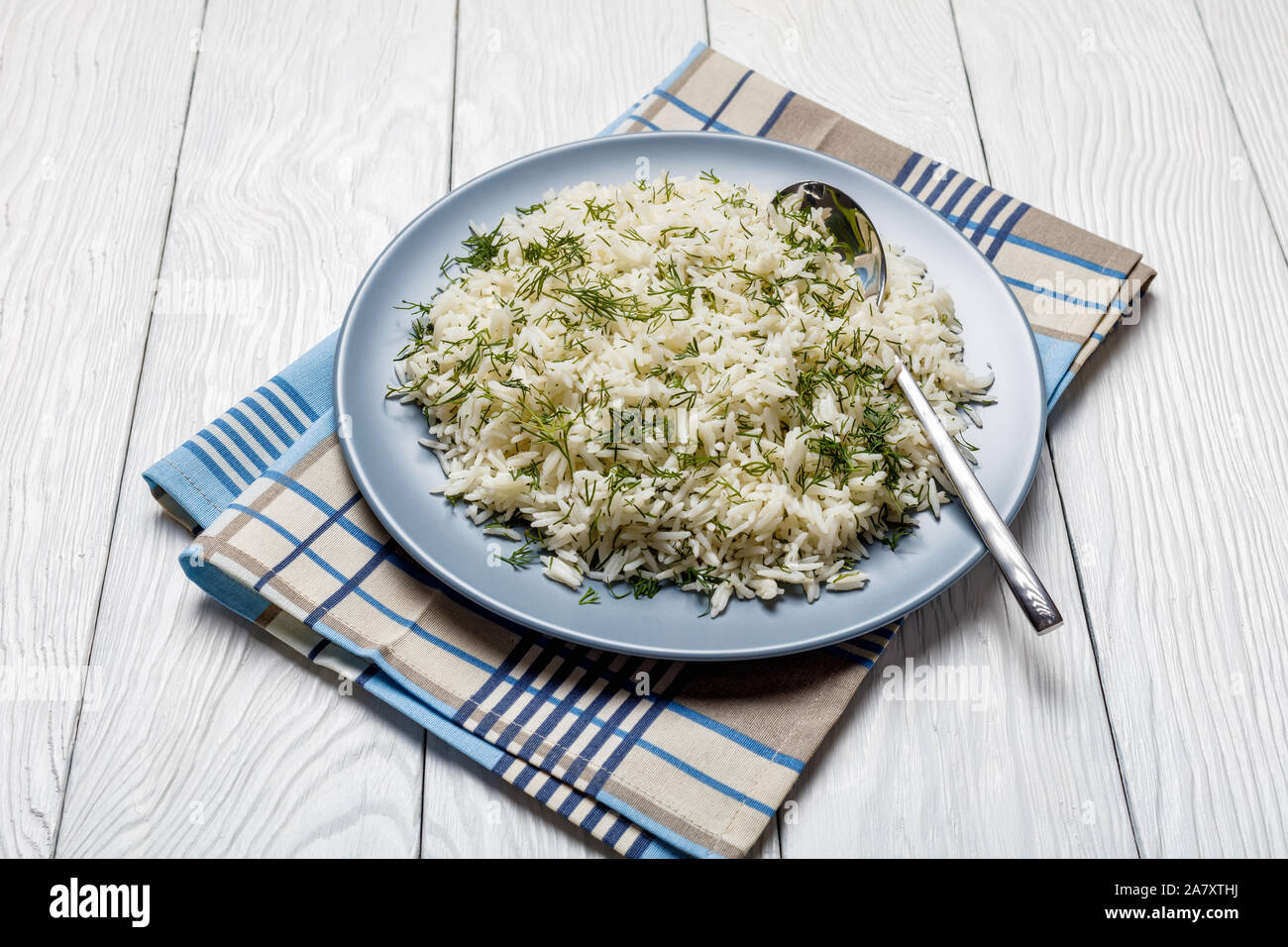 classic Sheveed Polow, Persian Dill Rice, traditional Persian side dish