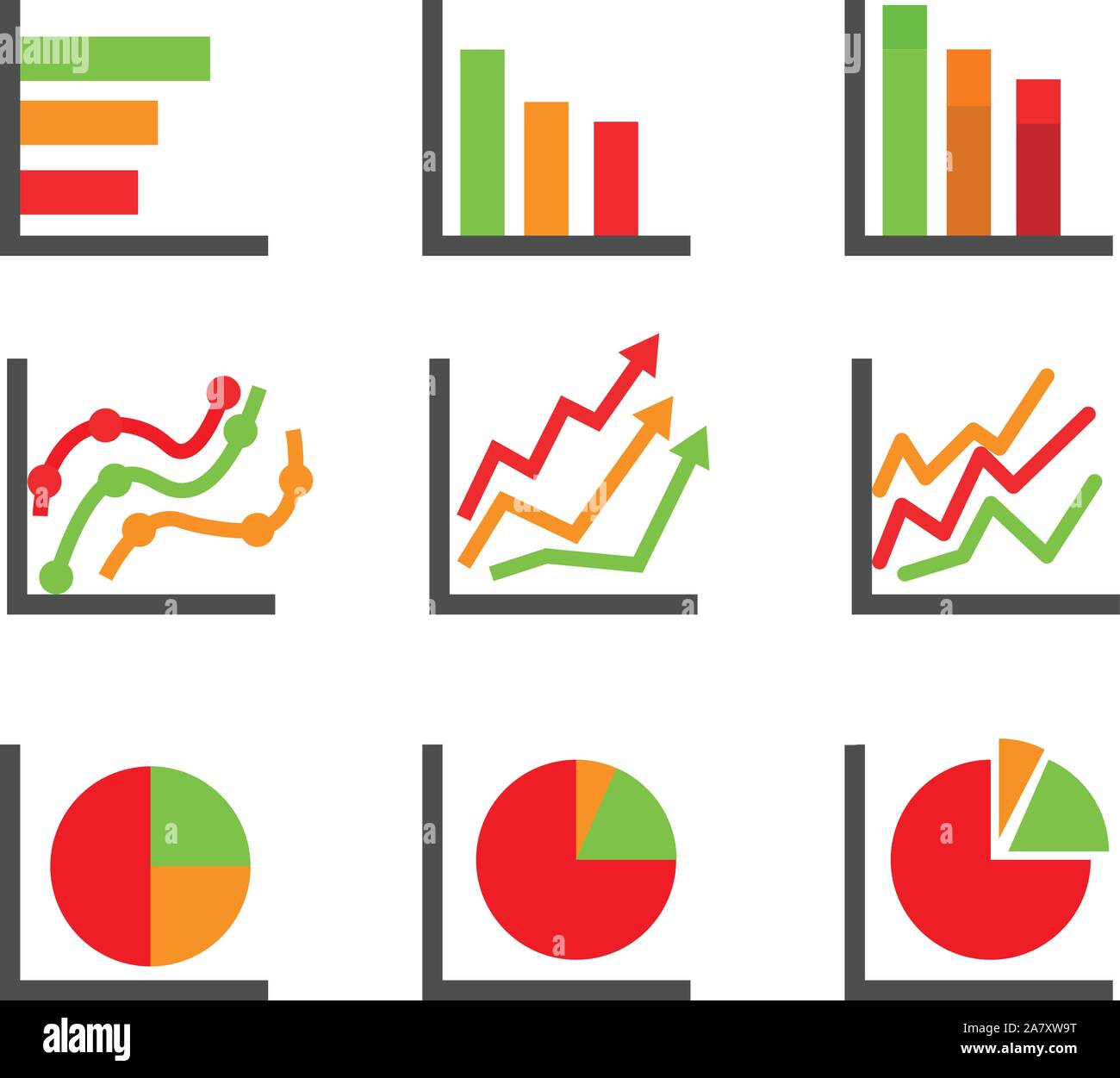 business data elements and charts Stock Vector Image & Art - Alamy
