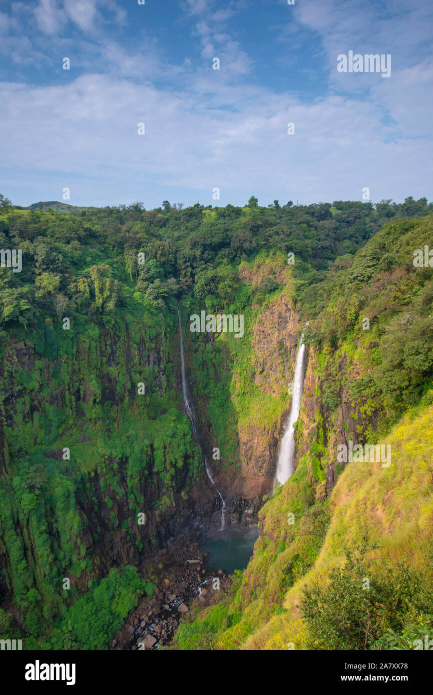 Thoteghat Waterfall, Satara, Maharashtra, India Stock Photo