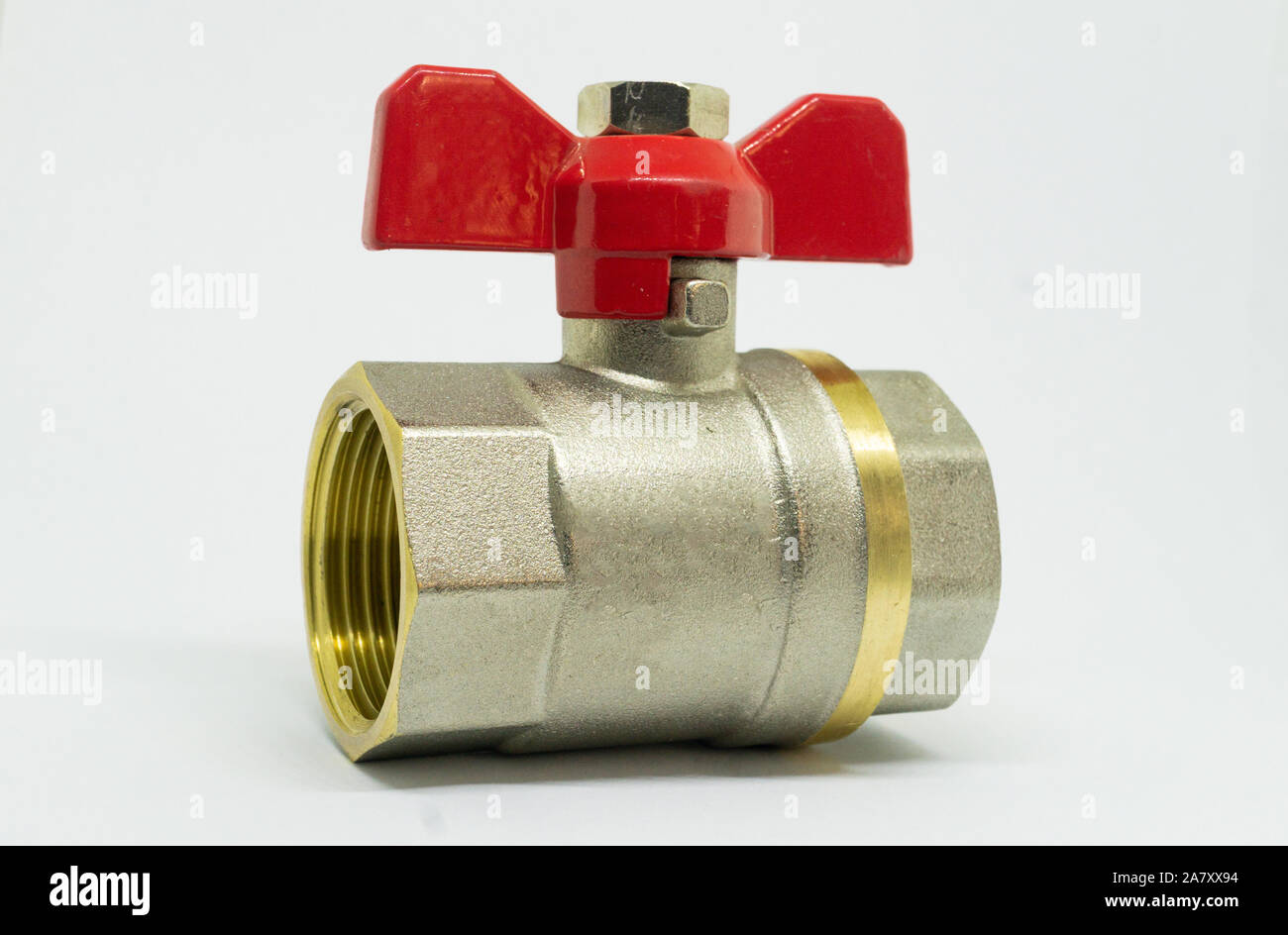 Plumbing ball valve, Fitting for water supply system in house, tools