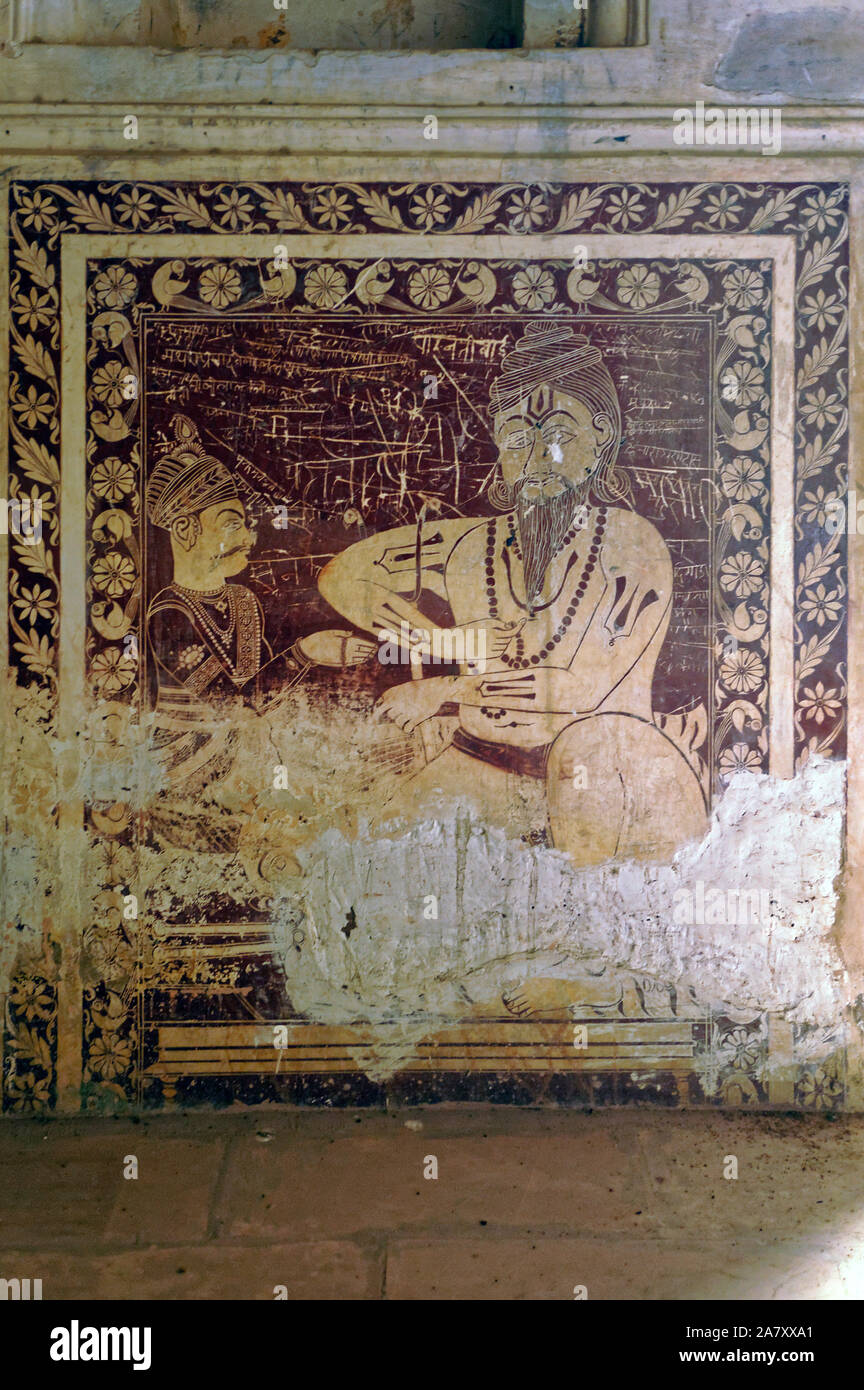Paintings of Hindu god and goddesses Stock Photo - Alamy