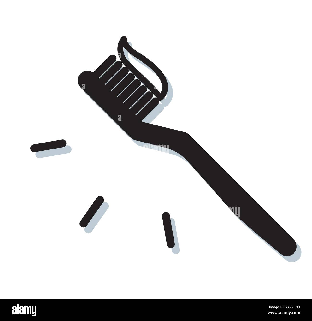 Plastic Toothbrush Icon as EPS 10 File Stock Vector Image & Art - Alamy