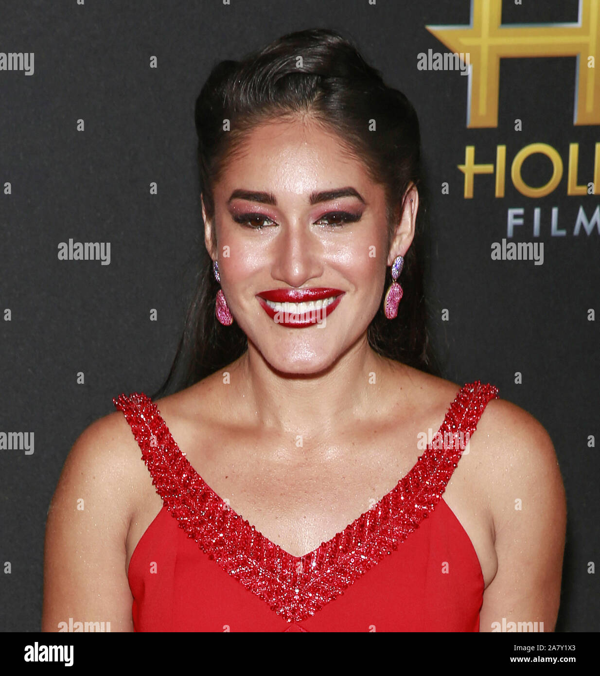 Beverly Hills California Nov 03 2019 Q Orianka Kilcher Attends The 23rd Annual Hollywood Film Awards At The Beverly Hilton Hotel Stock Photo Alamy