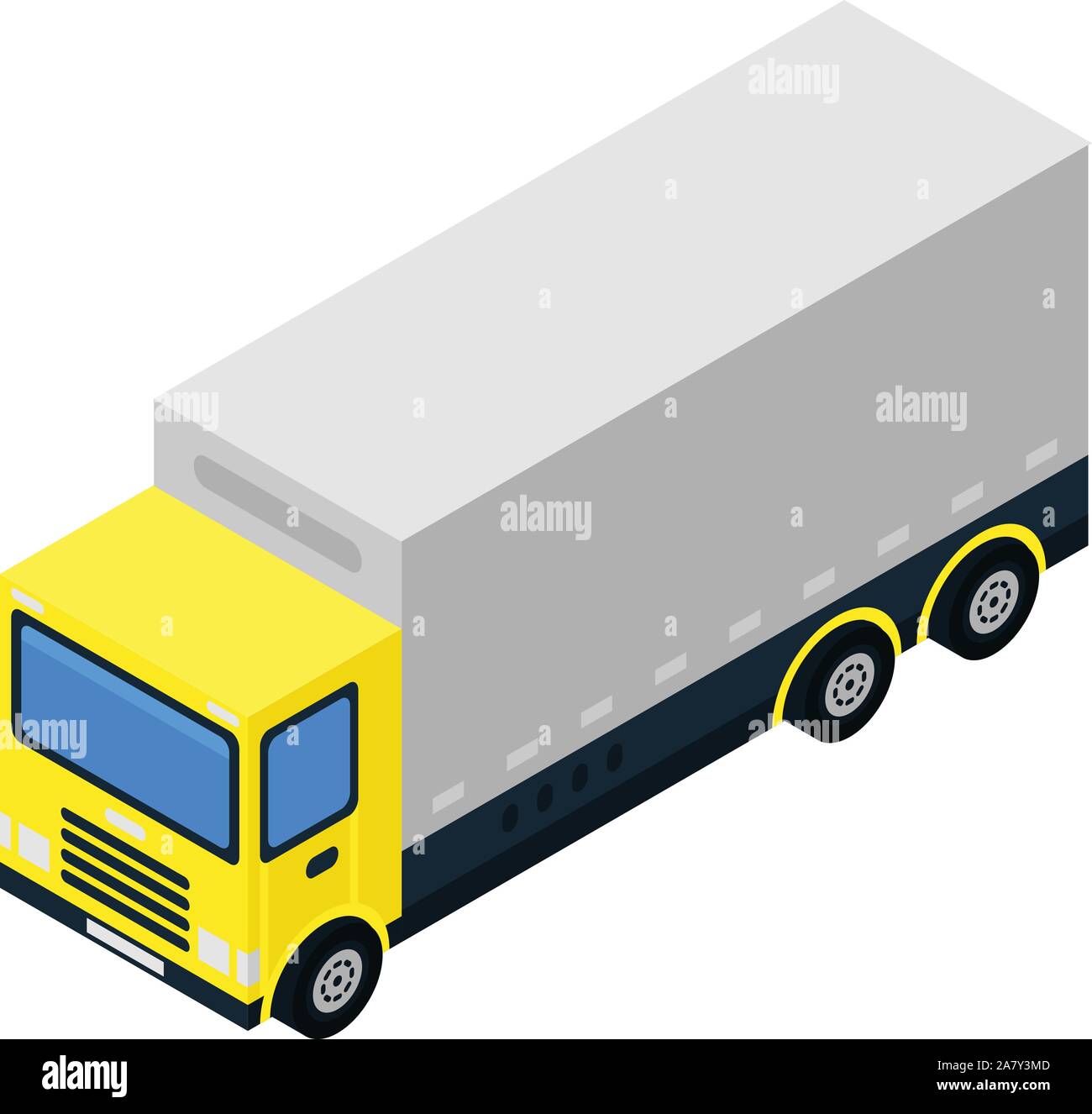Diesel truck icon isometric Stock Vector Images - Alamy