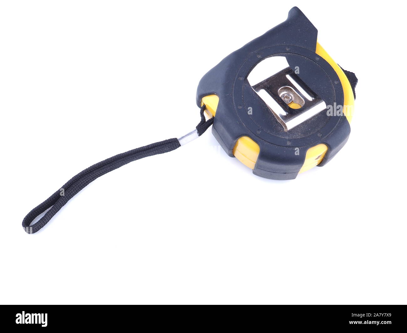 tape measure on a white background Stock Photo - Alamy