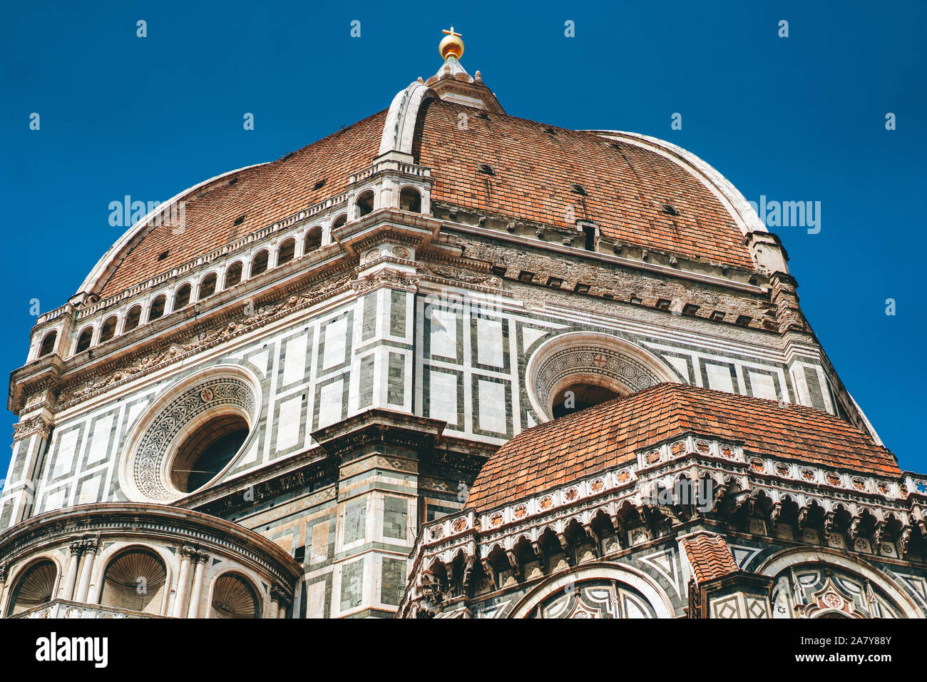 Duomo, Cattedrale di Santa Maria del Fiore, or Basilica of Saint Mary of the Flower in Florence Stock Photo