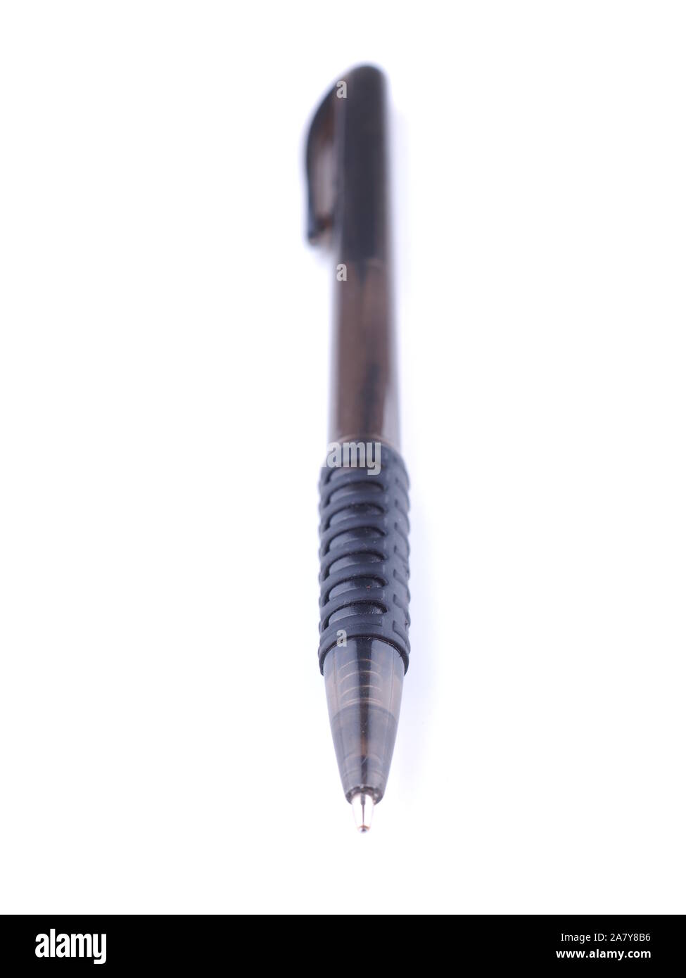 ballpoint pen on a white background Stock Photo - Alamy