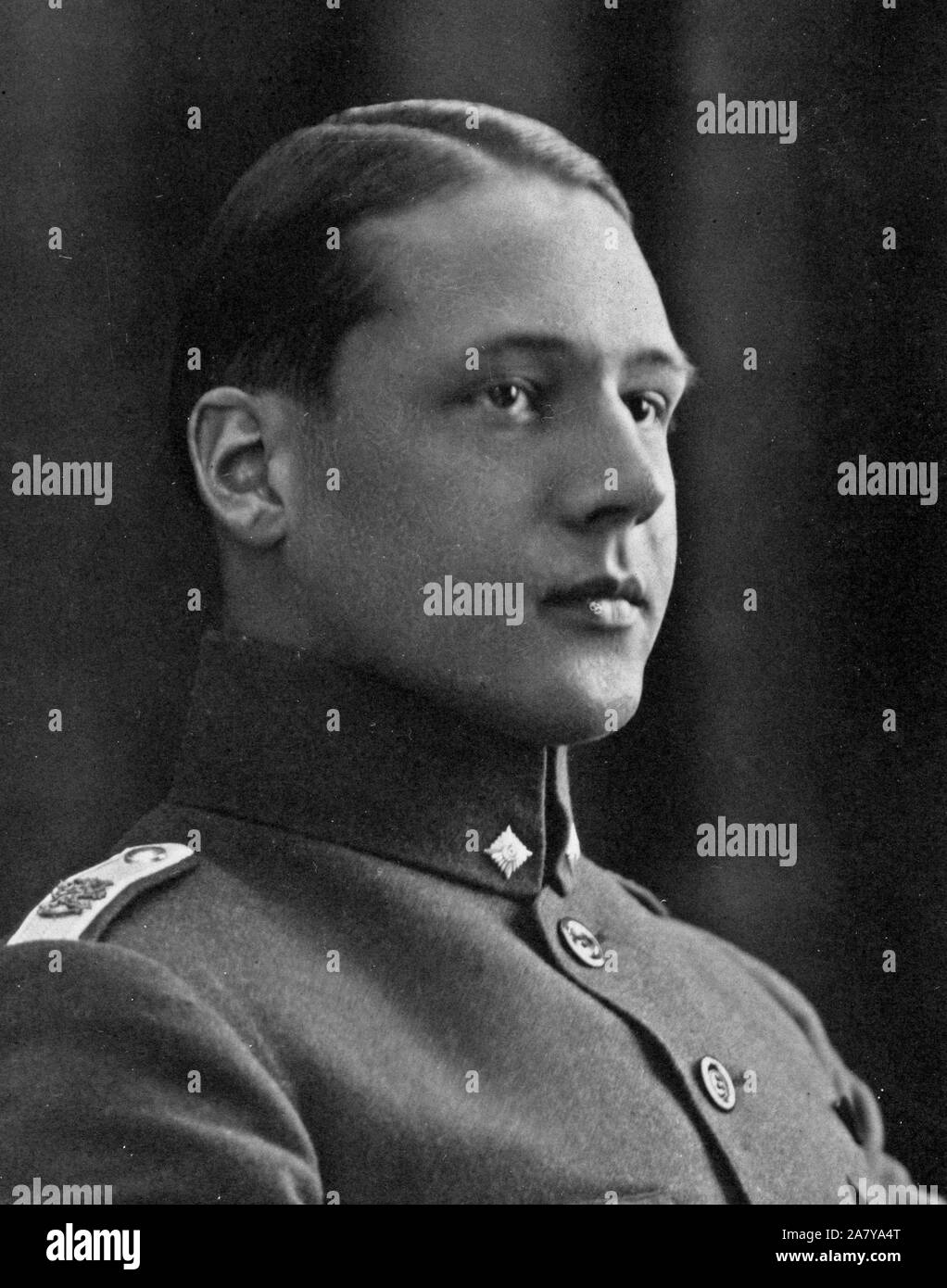 Portrait of Jorma Gallen-Kallela after the Finnish Civil War, 1918 Stock Photo