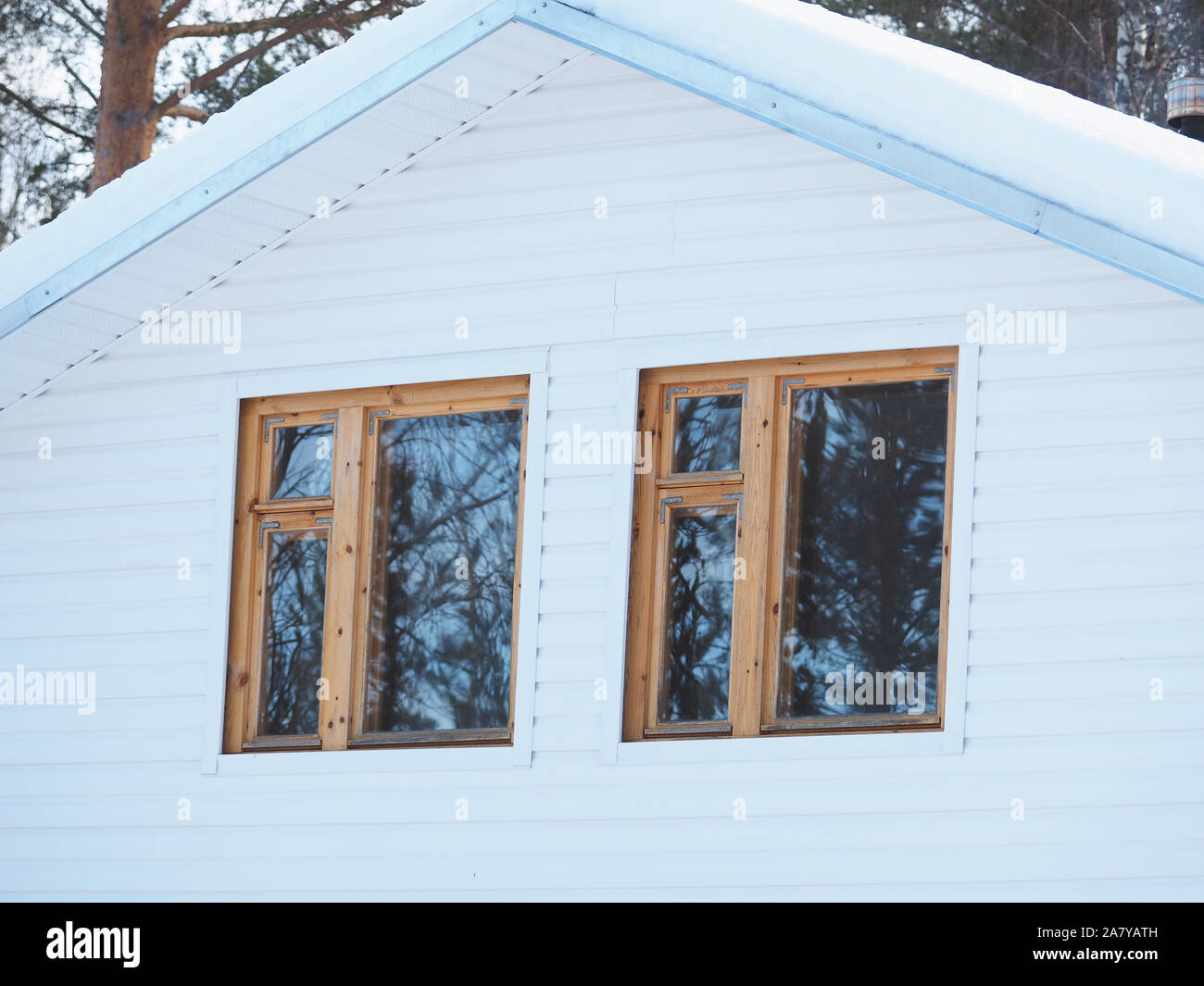 wooden window frame house Stock Photo Alamy