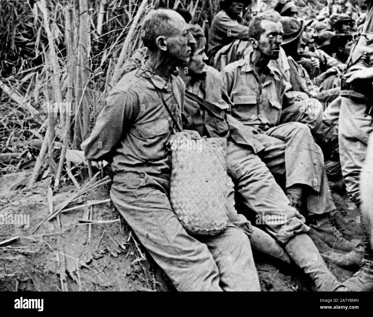 May 1942 Bataan Death March or as it was originally called The March of Death Stock Photo
