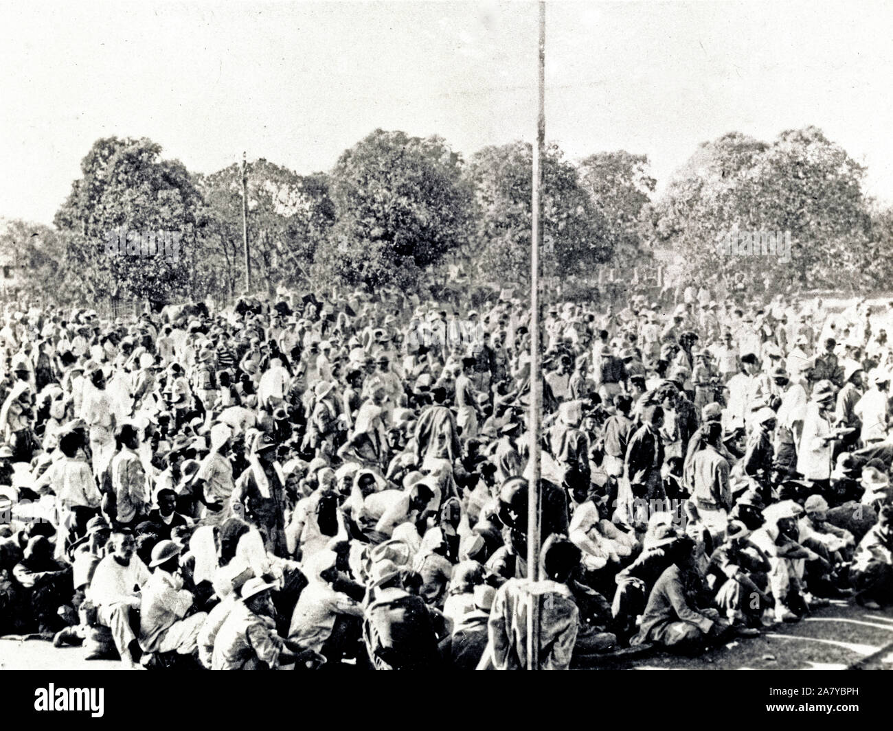May 1942 March of Death from Bataan to Cabanatuan Stock Photo