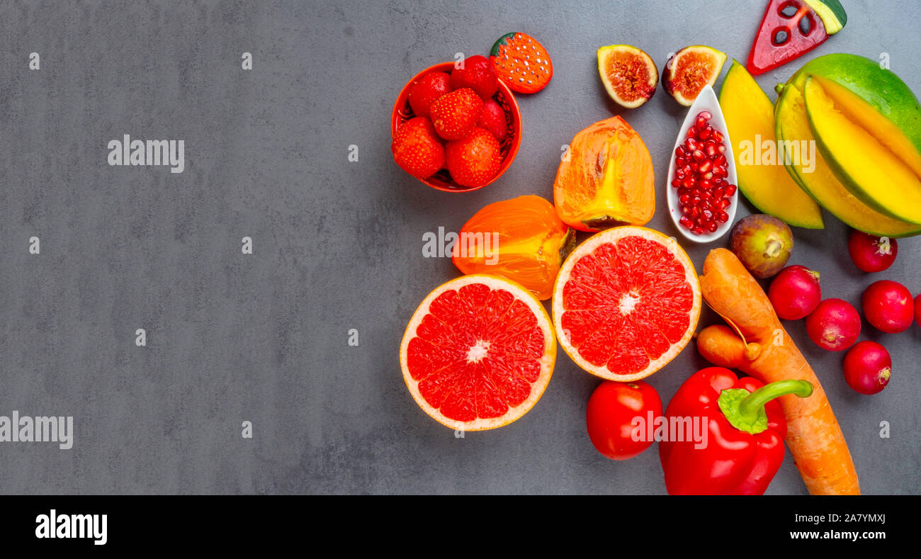 Healthy fruits and vegetables products for Immunity boosting, rich in