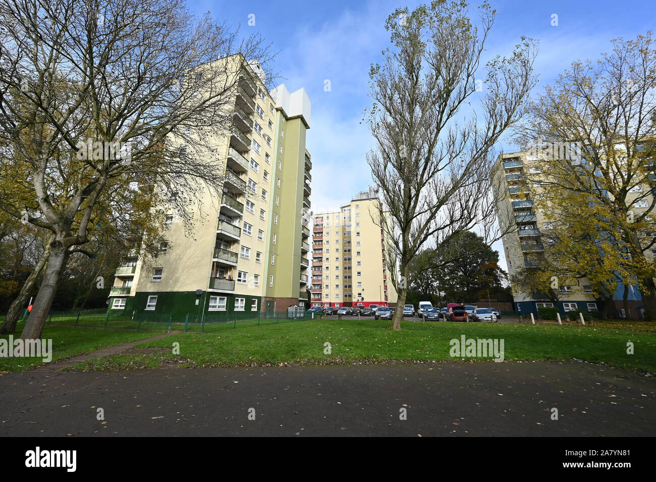 High rise flats by jardine crescent hires stock photography and images