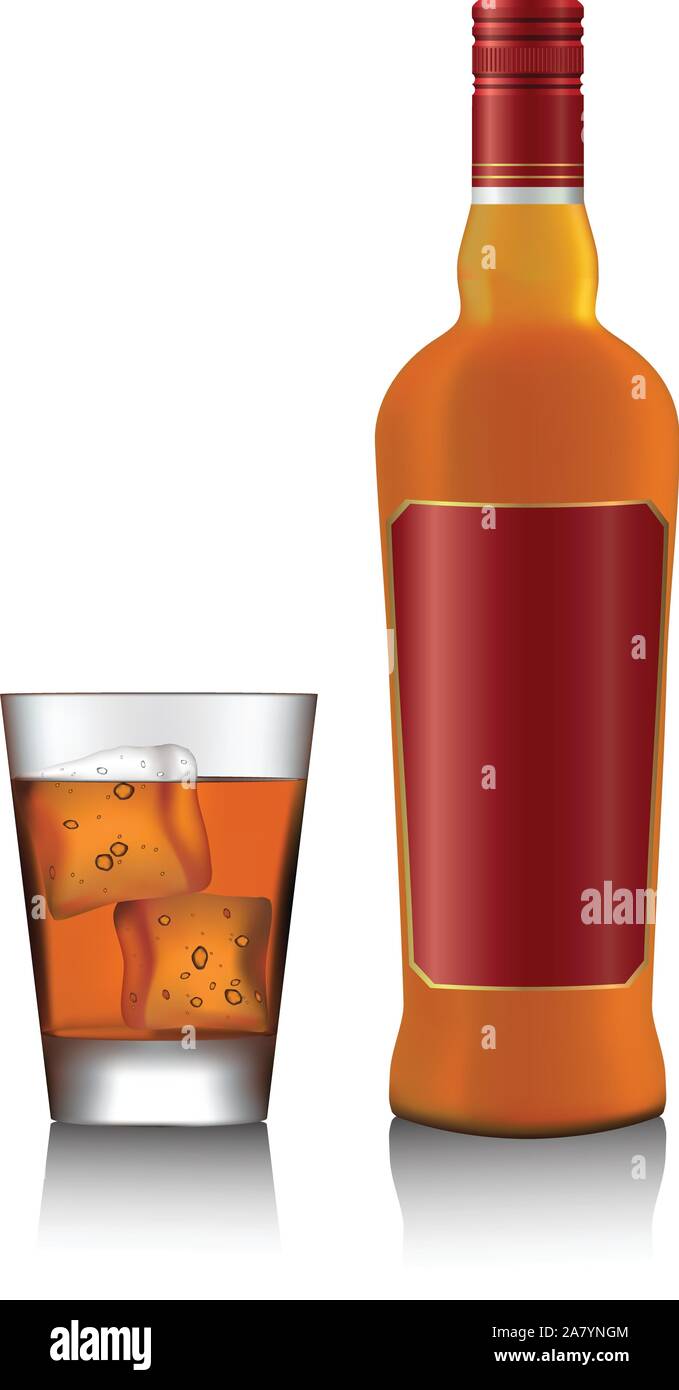 Hard drinks Stock Vector Images - Alamy