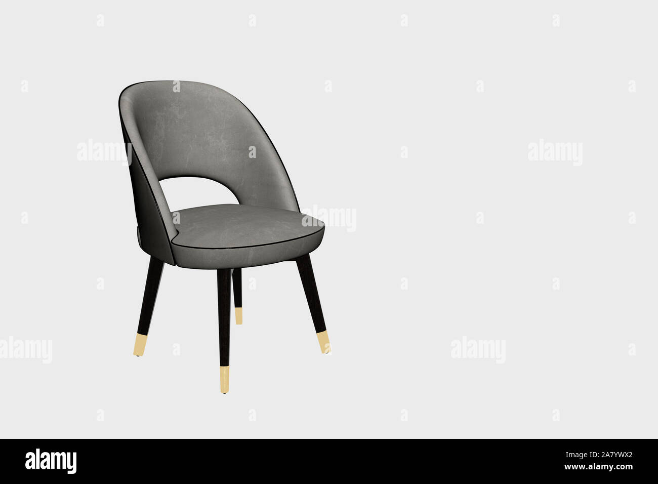 3d render of modern chair Stock Photo