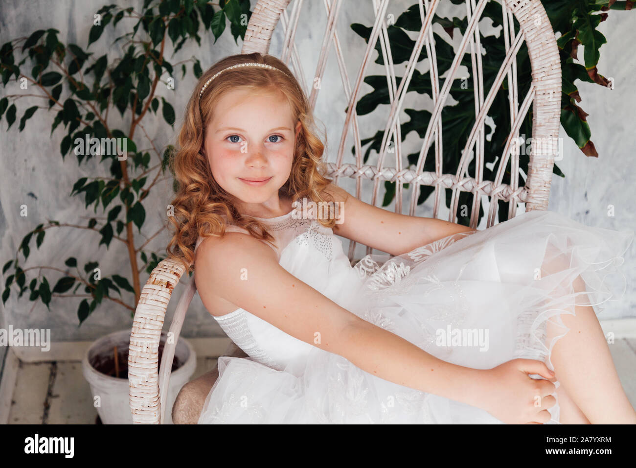 white dress for 10 years old girl