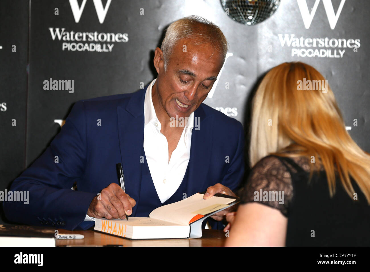 The Andrew Ridgeley Book Signing at Waterstones Piccadilly Featuring: Andrew Ridgeley Where: London, United Kingdom When: 05 Oct 2019 Credit: Mario Mitsis/WENN.com Stock Photo
