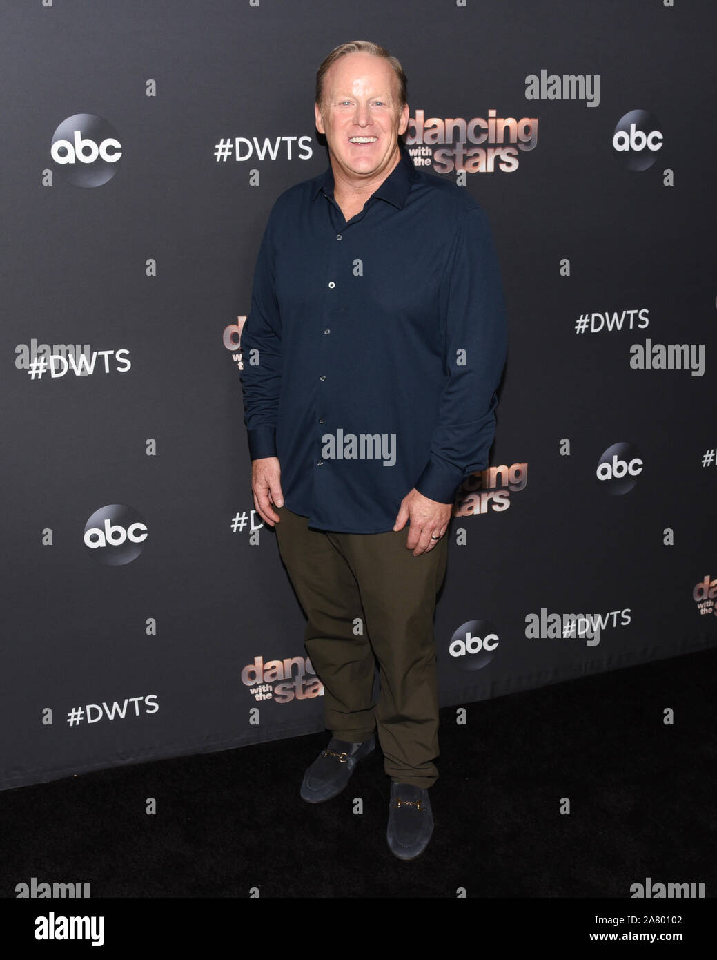 November 4, 2019, Los Angeles, California, USa: Sean Spicer attends Dancing With The Stars - 2019 top 6 finalist event. (Credit Image: © Billy Bennight/ZUMA Wire) Stock Photo