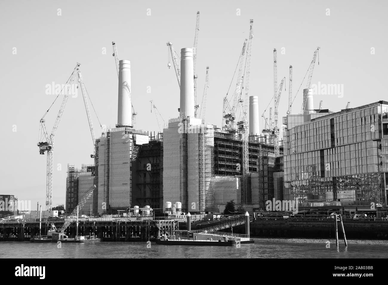 Battersea Power Station Stock Photo